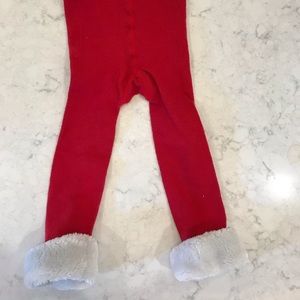 Santa Clause red tights